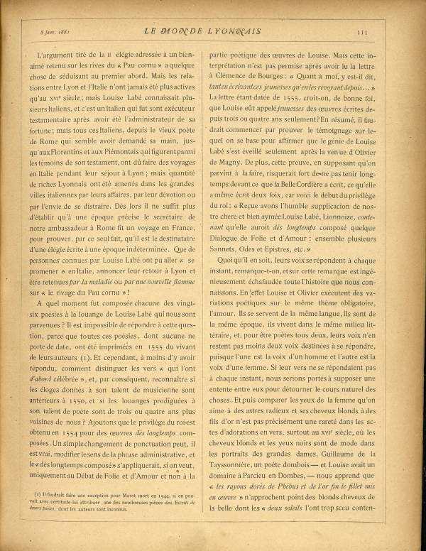 
						Affichage en mode lecture de la page
					