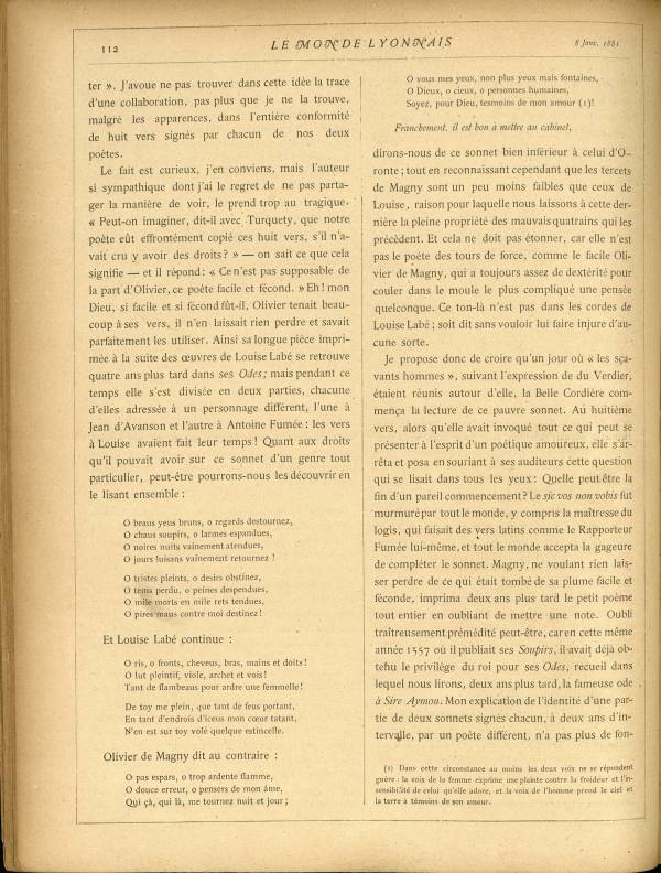 
						Affichage en mode lecture de la page
					