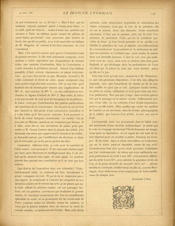 
						Affichage en mode lecture de la page
					