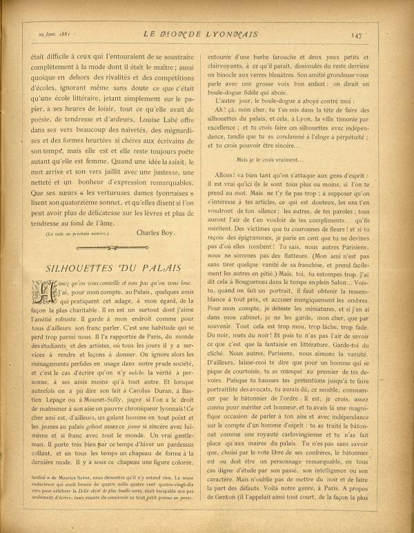 
						Affichage en mode lecture de la page
					