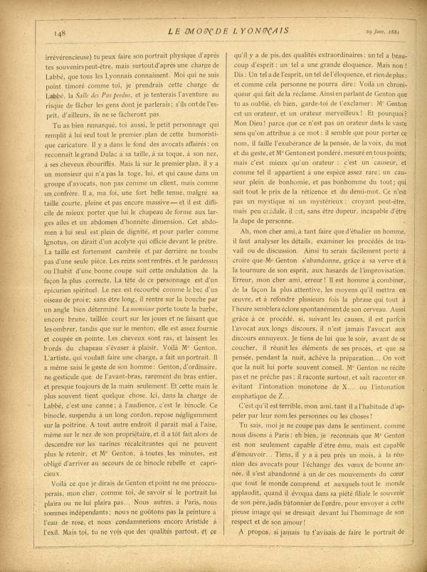 
						Affichage en mode lecture de la page
					