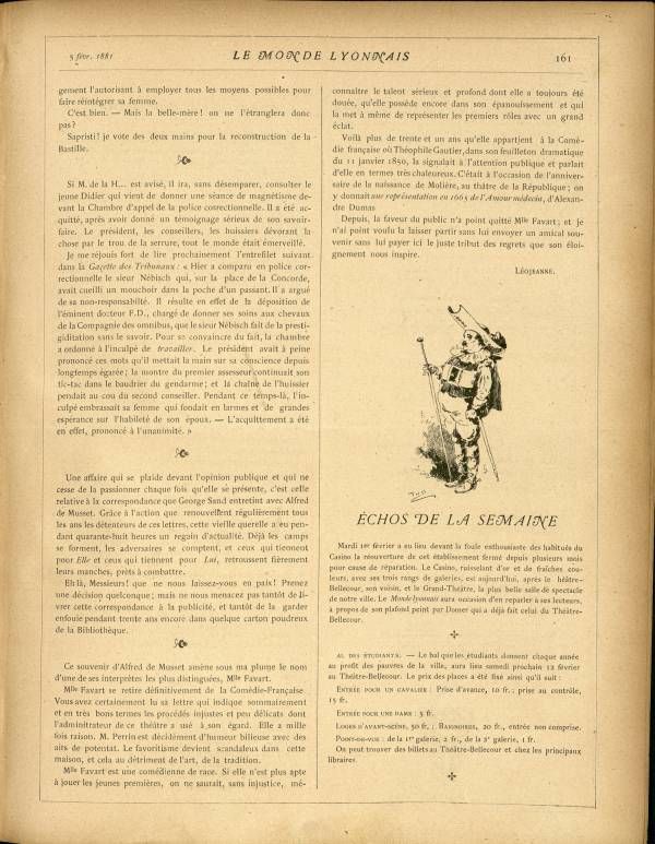 
						Affichage en mode lecture de la page
					