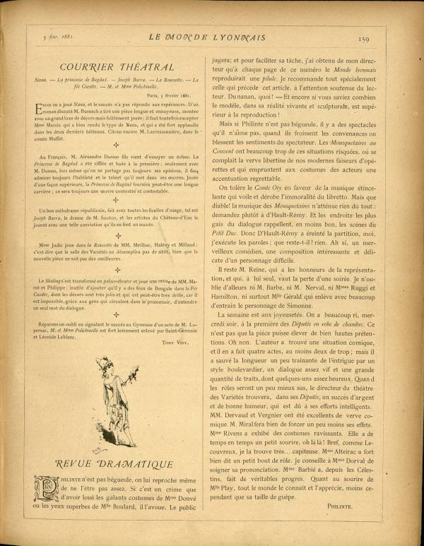
						Affichage en mode lecture de la page
					