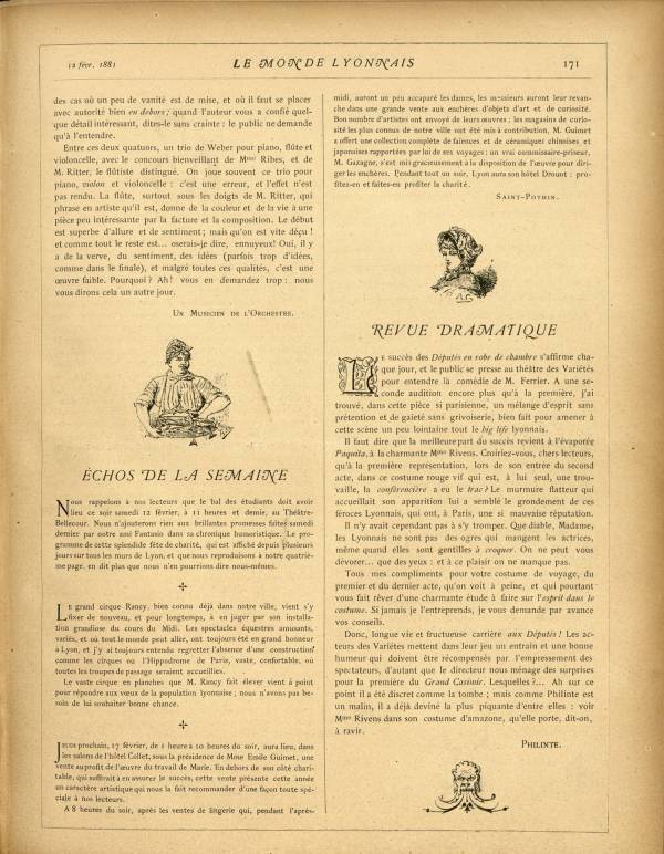 
						Affichage en mode lecture de la page
					