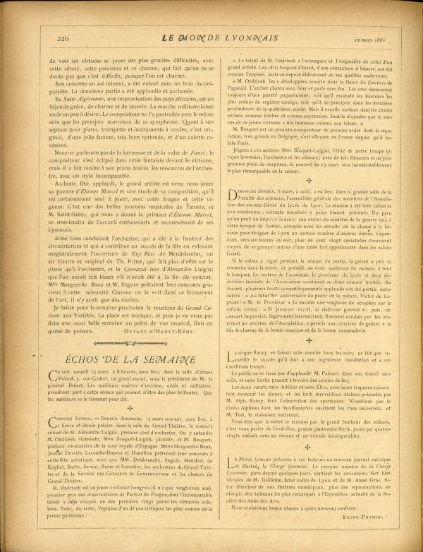 
						Affichage en mode lecture de la page
					
