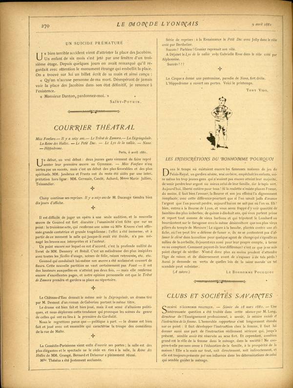 
						Affichage en mode lecture de la page
					