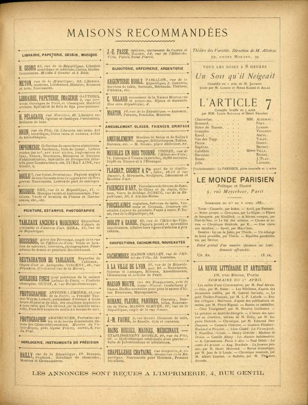 
						Affichage en mode lecture de la page
					