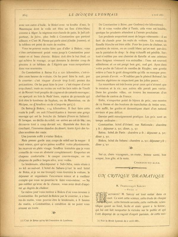 
						Affichage en mode lecture de la page
					
