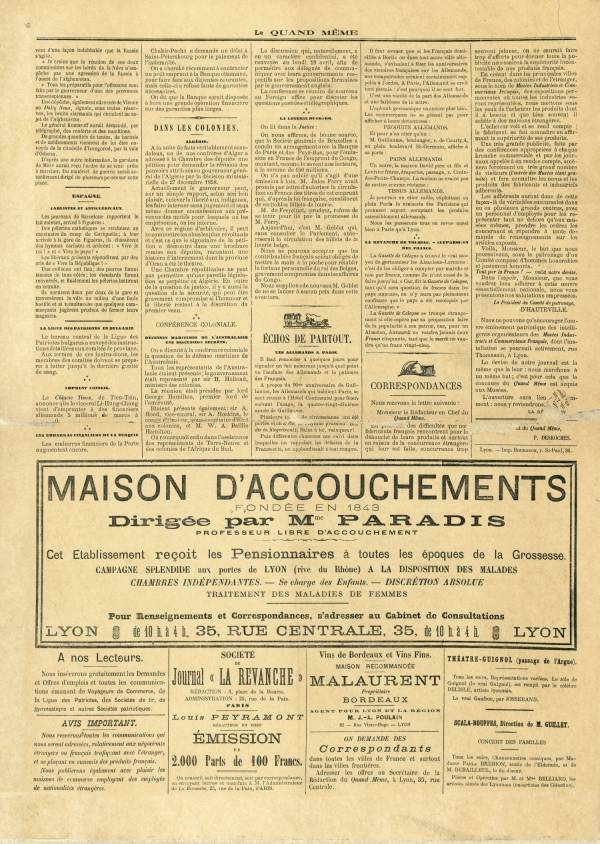 
						Affichage en mode lecture de la page
					