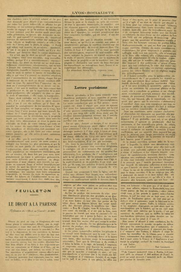 
						Affichage en mode lecture de la page
					