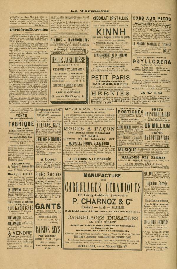 
						Affichage en mode lecture de la page
					