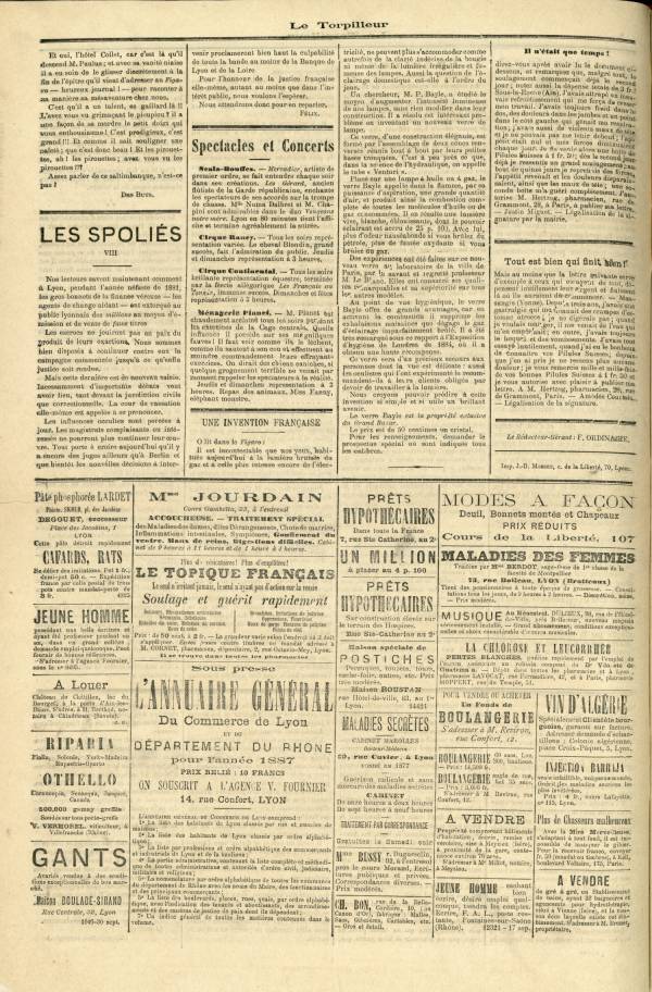 
						Affichage en mode lecture de la page
					