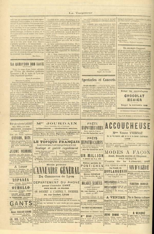 
						Affichage en mode lecture de la page
					