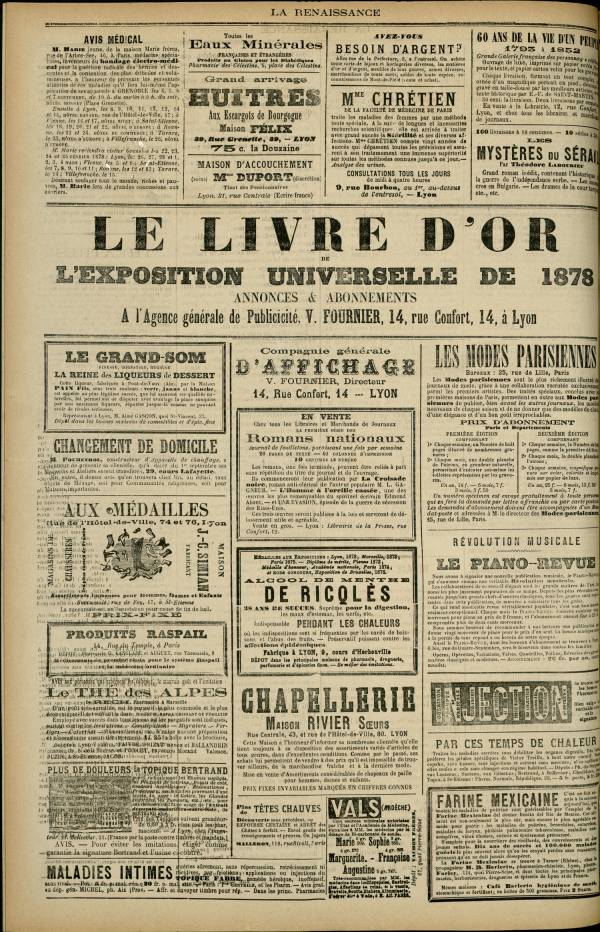 
						Affichage en mode lecture de la page
					