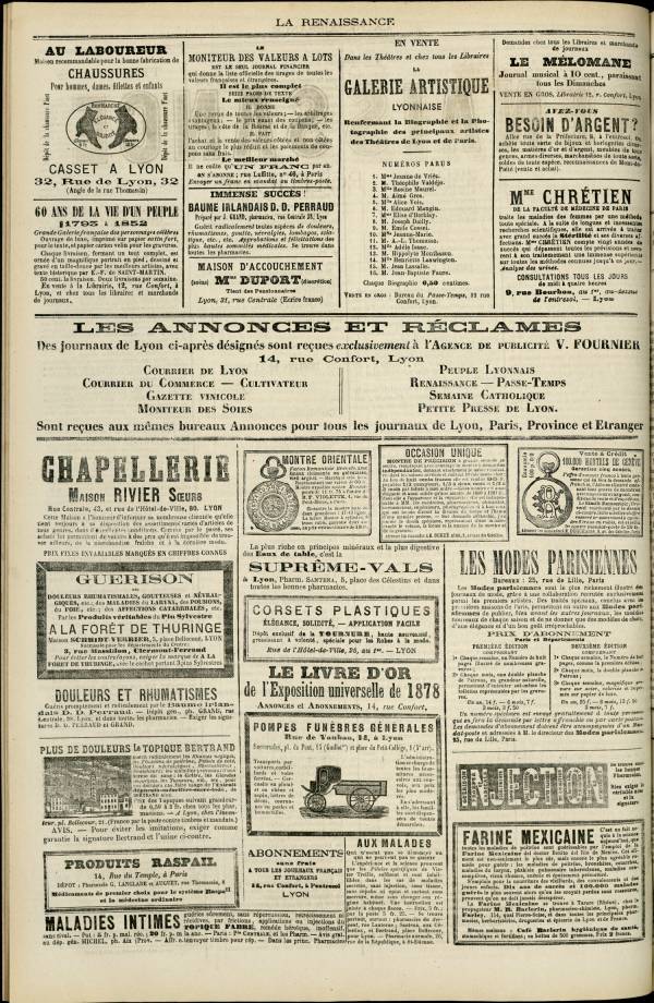 
						Affichage en mode lecture de la page
					