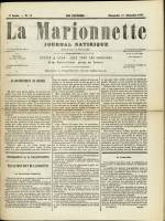 La Marionnette, Première année - N°30