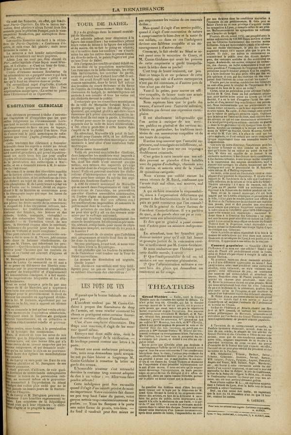 
						Affichage en mode lecture de la page
					