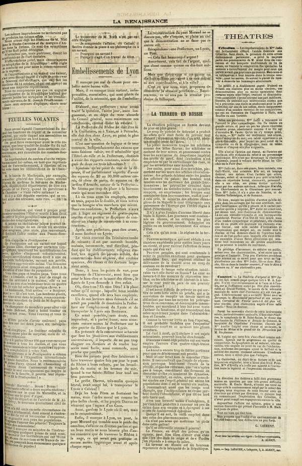 
						Affichage en mode lecture de la page
					