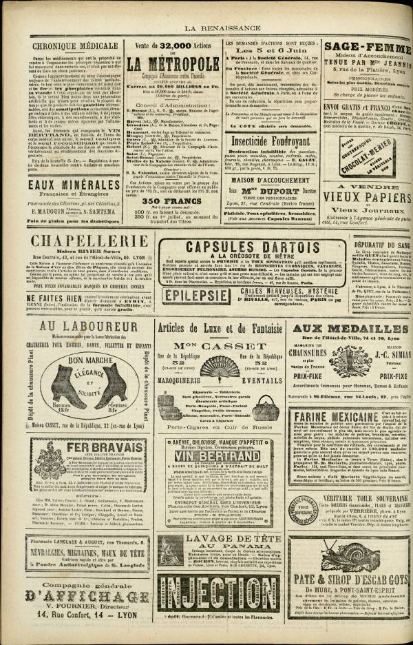 
						Affichage en mode lecture de la page
					