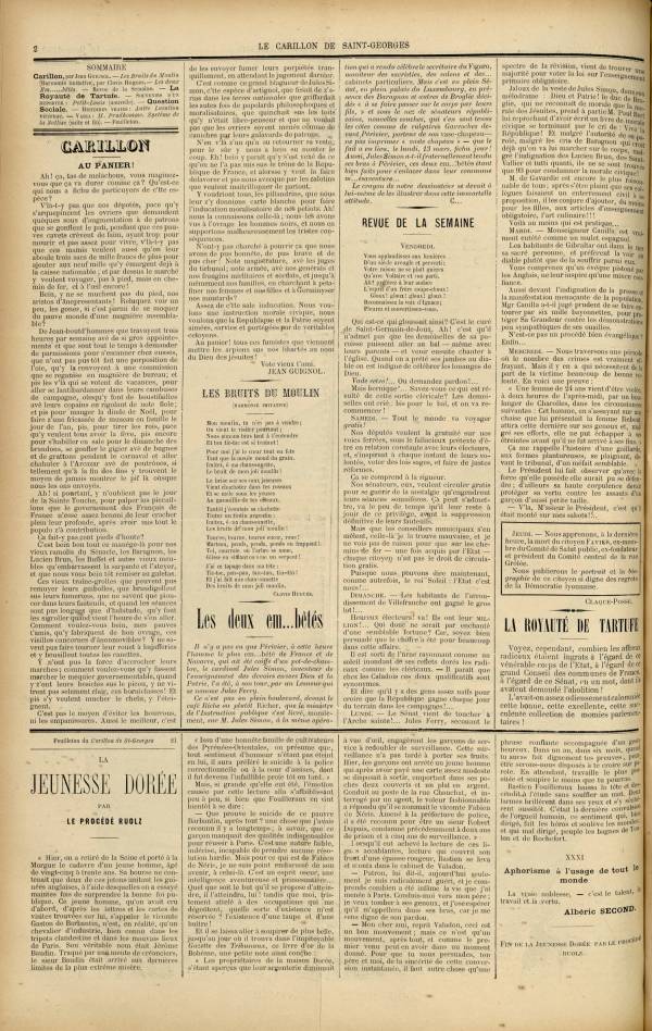 
						Affichage en mode lecture de la page
					