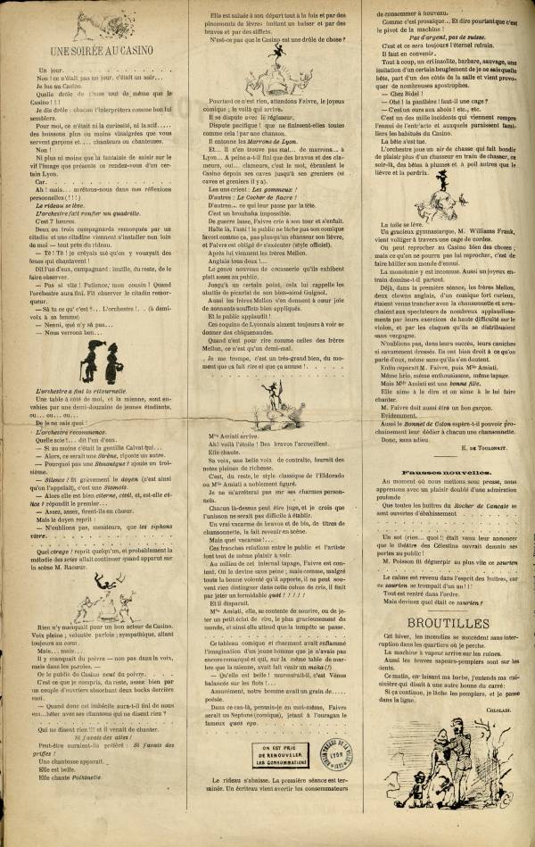 
						Affichage en mode lecture de la page
					