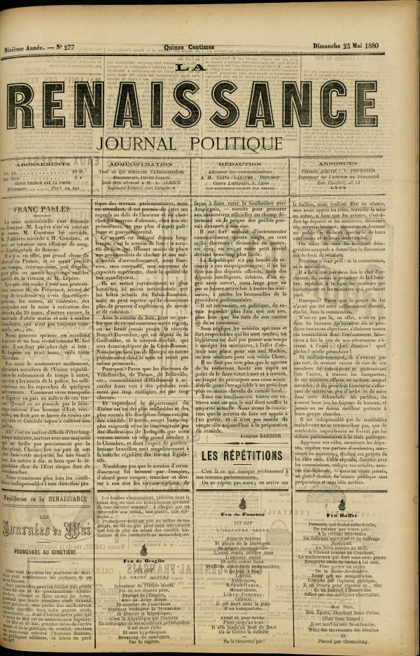 
						Affichage en mode lecture de la page
					