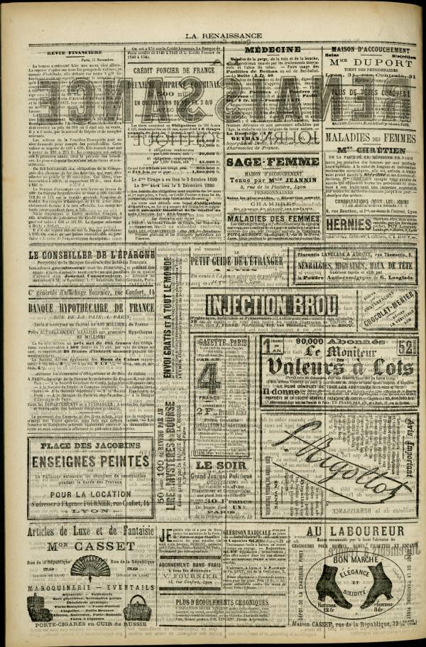 
						Affichage en mode lecture de la page
					