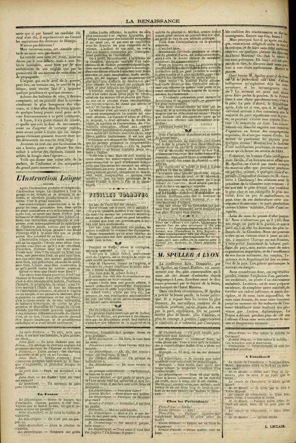 
						Affichage en mode lecture de la page
					