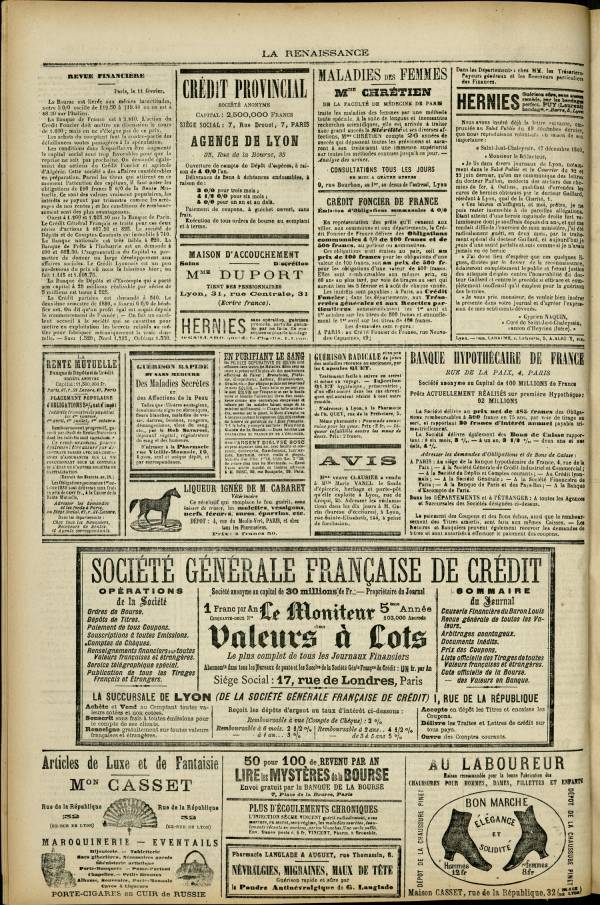 
						Affichage en mode lecture de la page
					