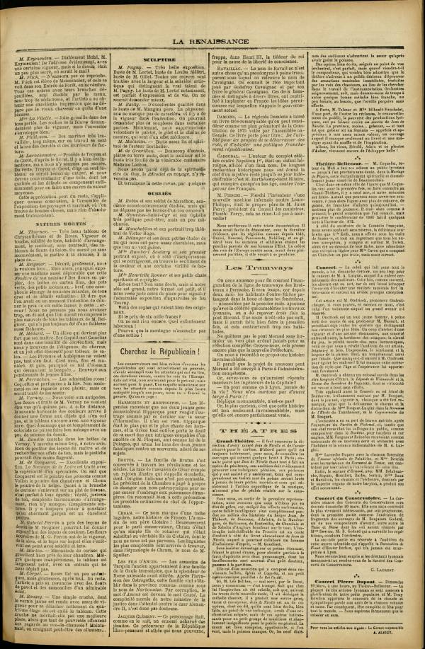 
						Affichage en mode lecture de la page
					