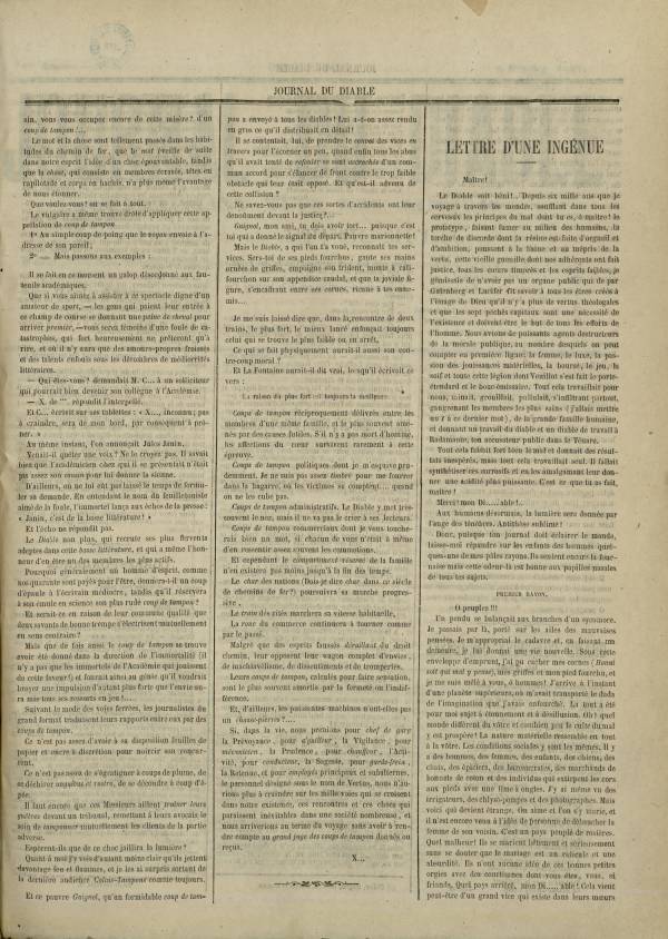 
						Affichage en mode lecture de la page
					