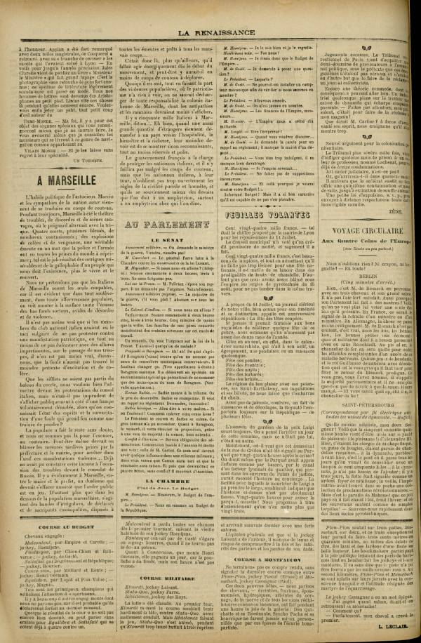 
						Affichage en mode lecture de la page
					
