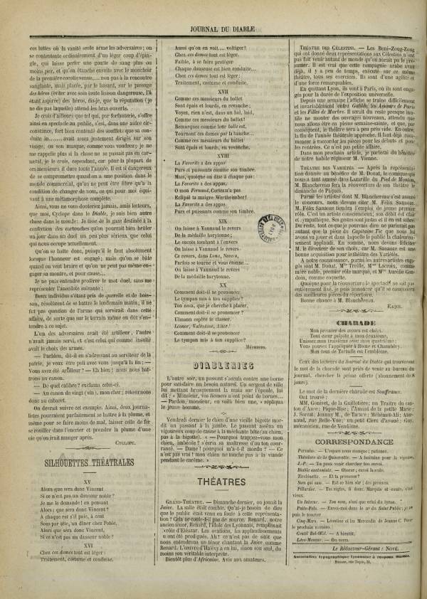
						Affichage en mode lecture de la page
					