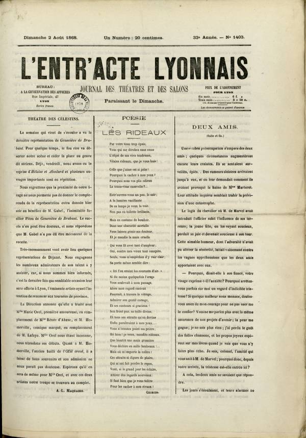 
						Affichage en mode lecture de la page
					