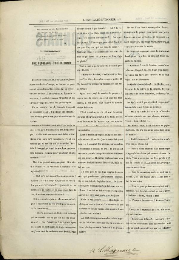 
						Affichage en mode lecture de la page
					