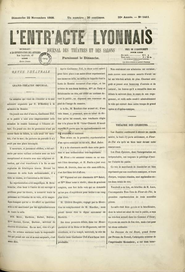
						Affichage en mode lecture de la page
					