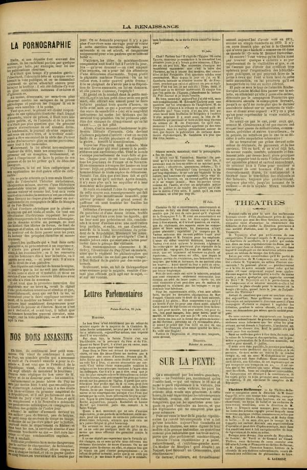 
						Affichage en mode lecture de la page
					