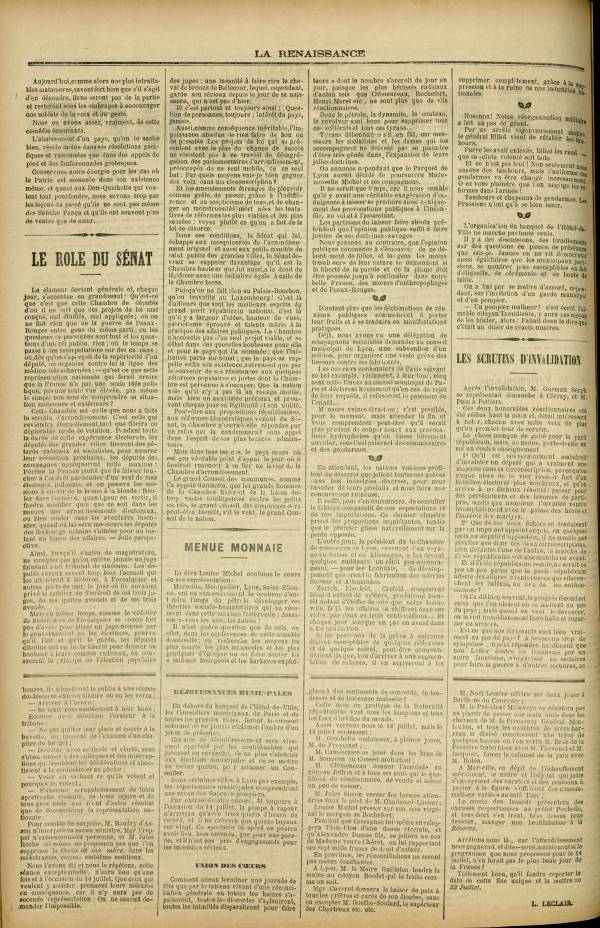 
						Affichage en mode lecture de la page
					