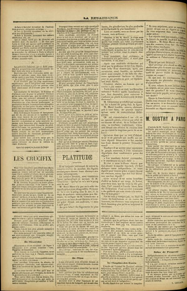 
						Affichage en mode lecture de la page
					