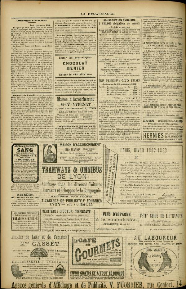 
						Affichage en mode lecture de la page
					