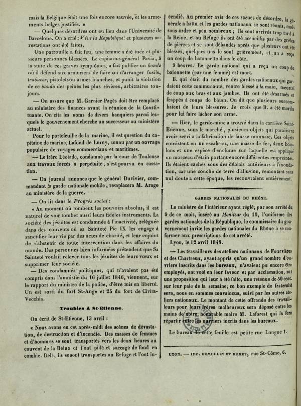 
						Affichage en mode lecture de la page
					