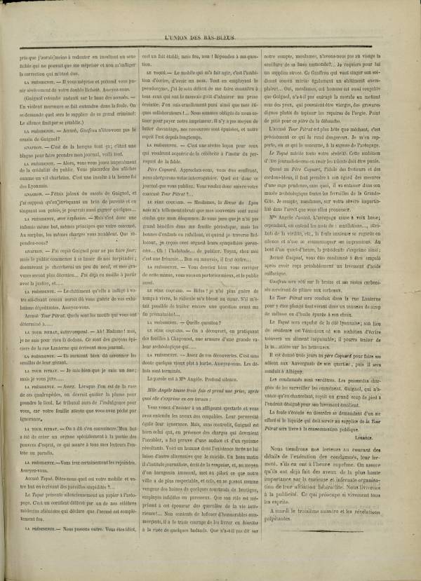 
						Affichage en mode lecture de la page
					