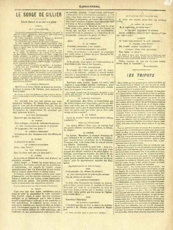 
						Affichage en mode lecture de la page
					