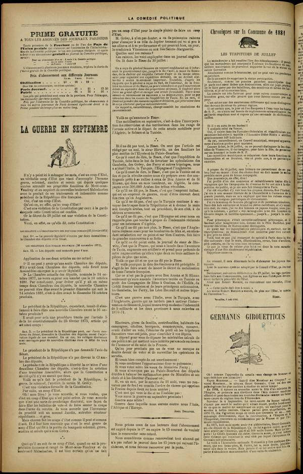 
						Affichage en mode lecture de la page
					