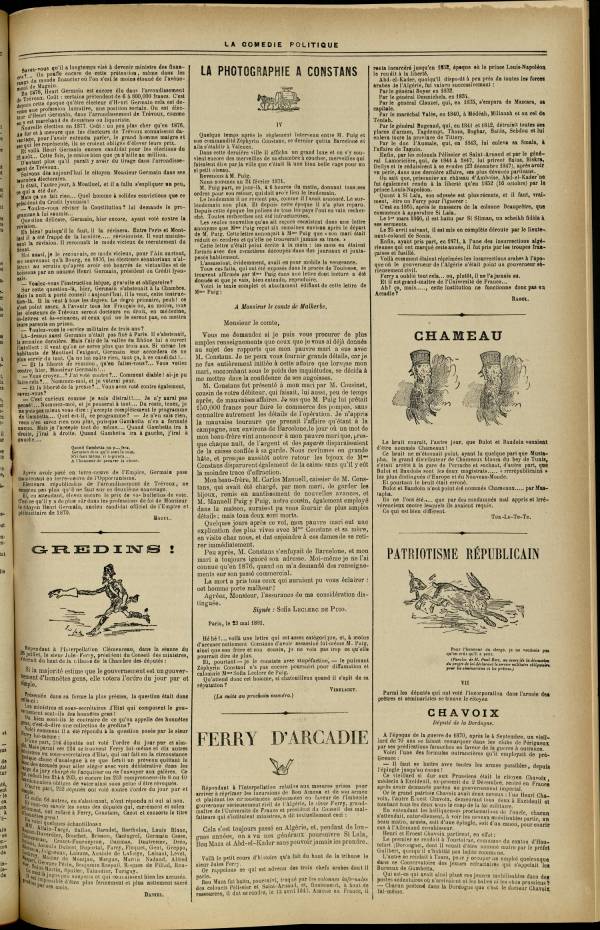 
						Affichage en mode lecture de la page
					