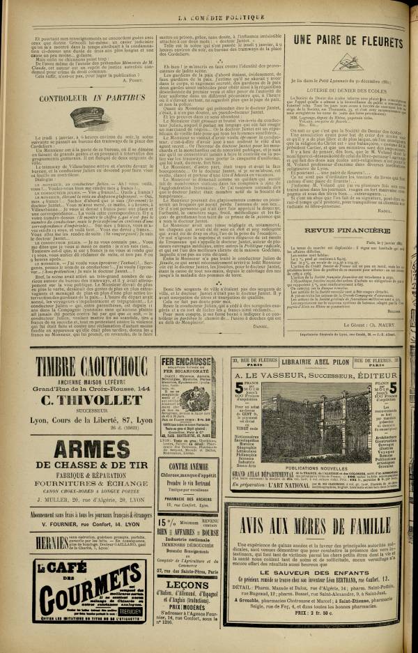 
						Affichage en mode lecture de la page
					