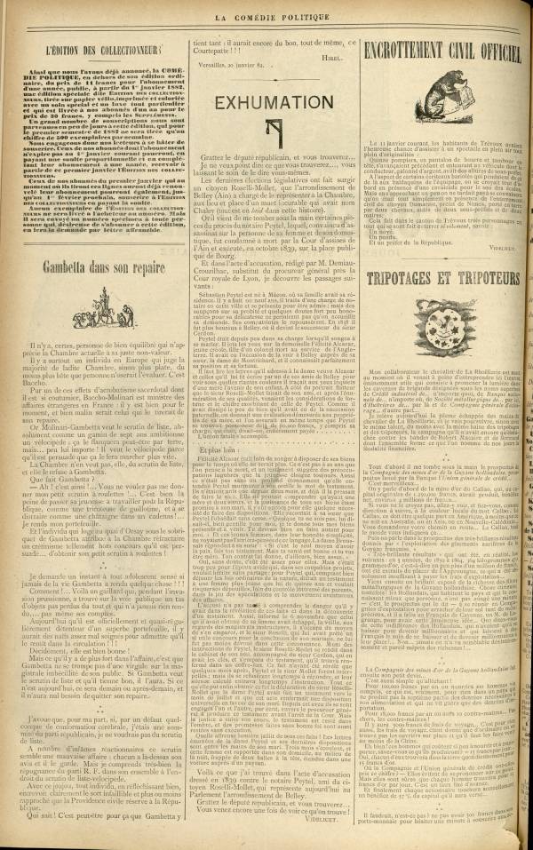 
						Affichage en mode lecture de la page
					