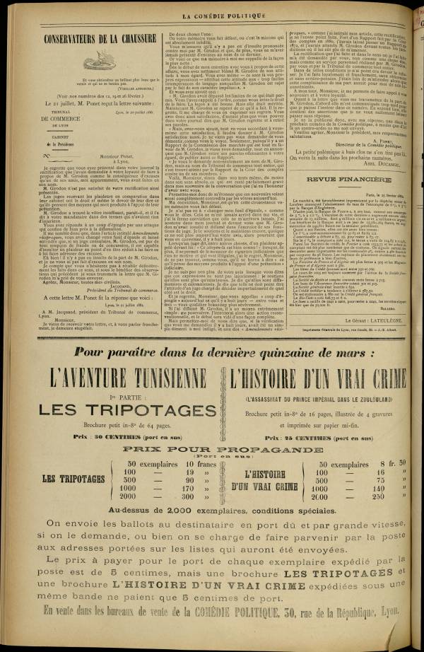 
						Affichage en mode lecture de la page
					