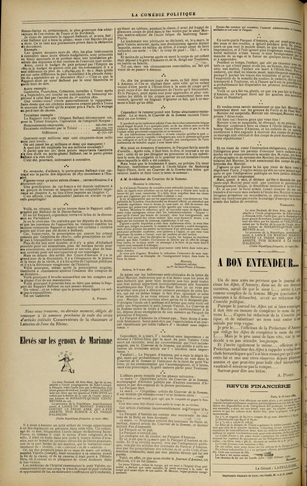 
						Affichage en mode lecture de la page
					