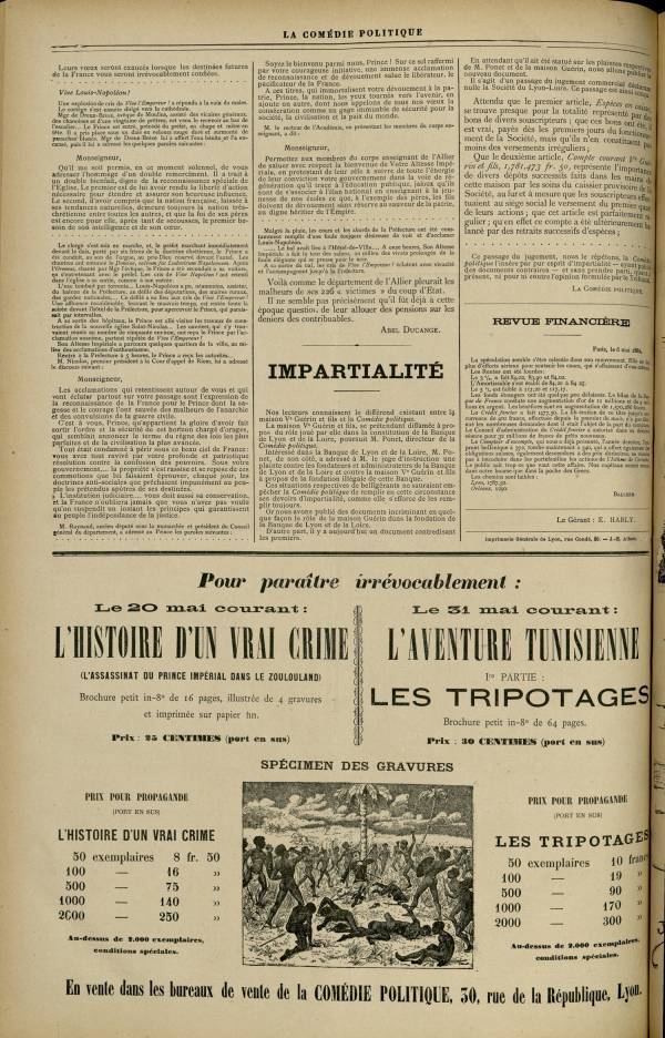 
						Affichage en mode lecture de la page
					